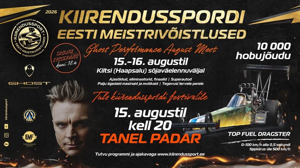 Kiirendusspordi EMV (15.–16.08)