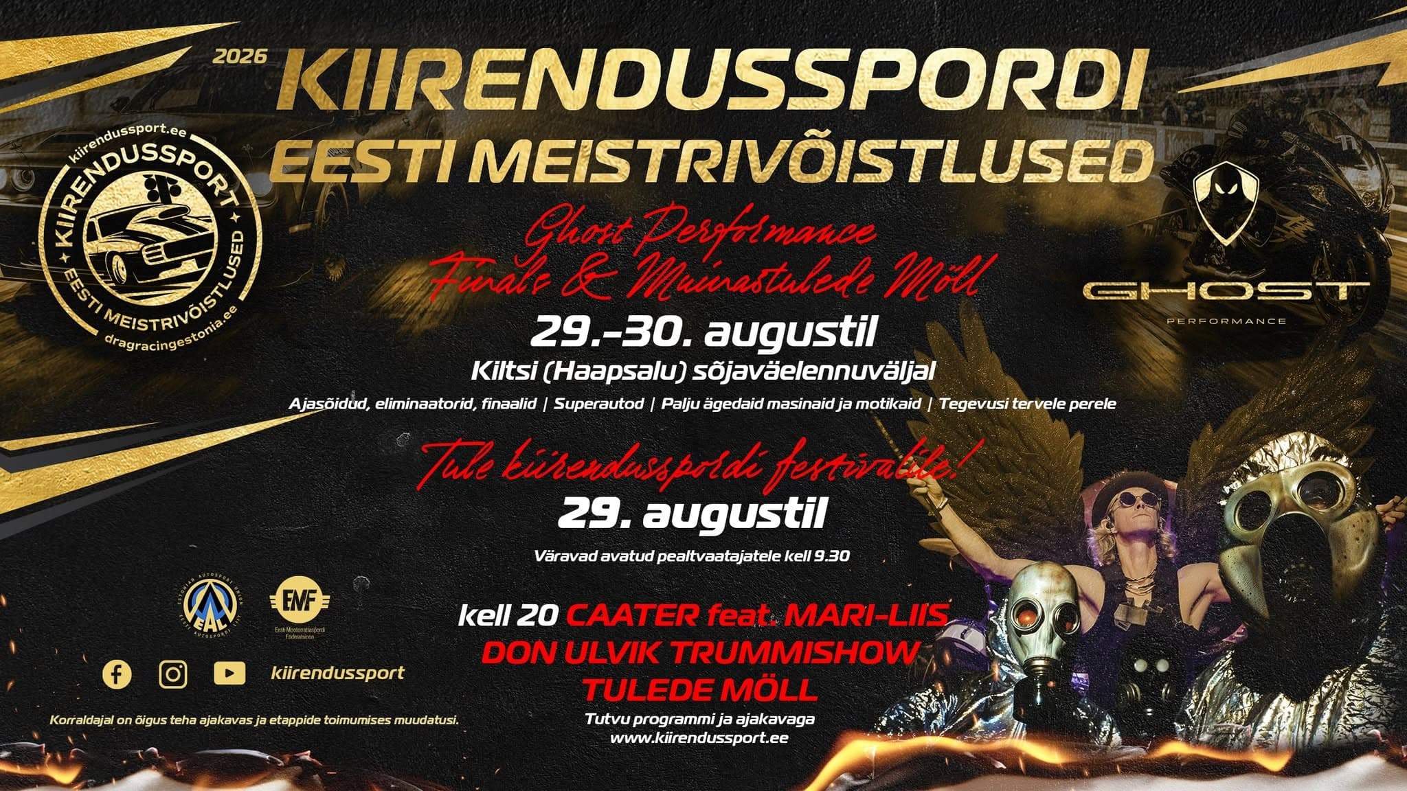 Kiirendusspordi EMV (29.–30.08)