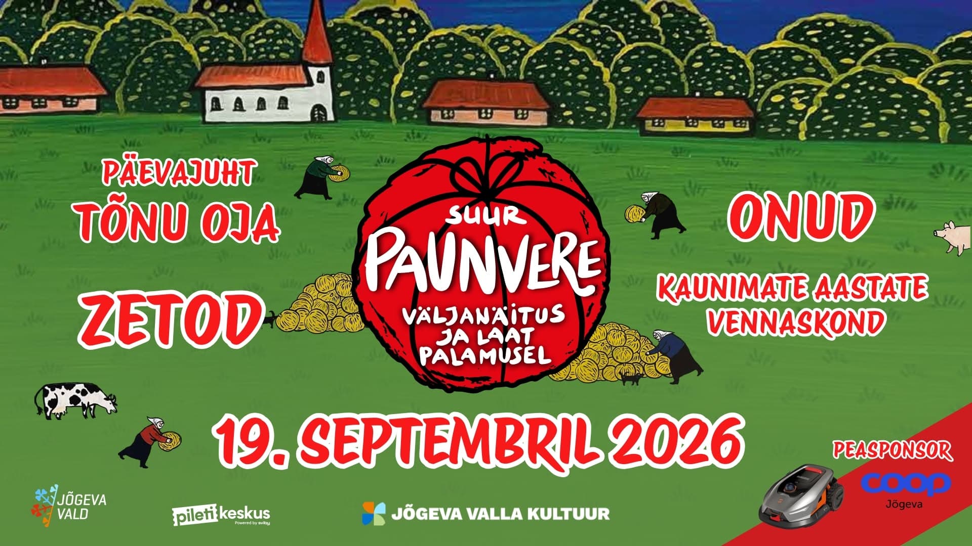 Suur Paunvere väljanäitus ja laat Palamusel