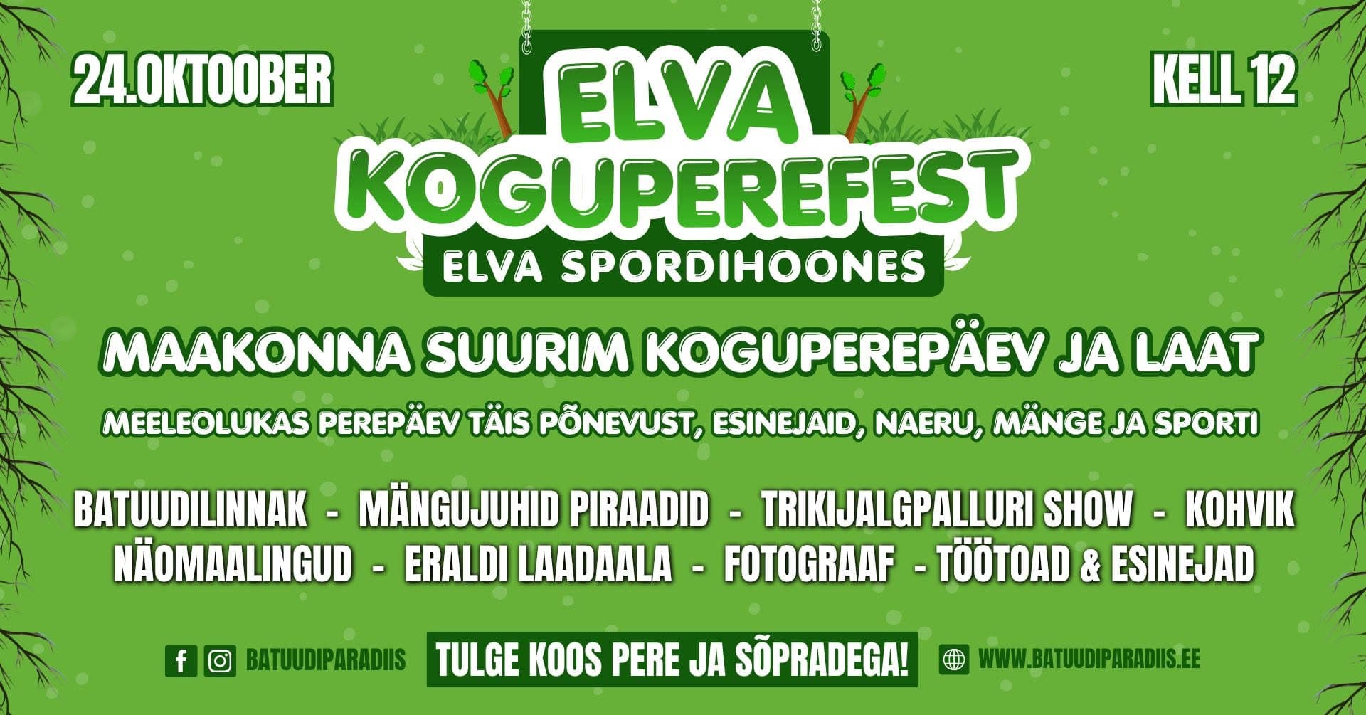 Elva Koguperefest plakat